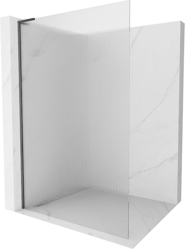 Ścianka prysznicowa Mexen Kioto L gun gray 120 x 200 cm  800-120-103-66-091 szt.