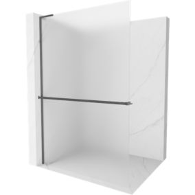 Ścianka prysznicowa Mexen Kioto+ L gun gray szron 90x200 cm 1 szt.