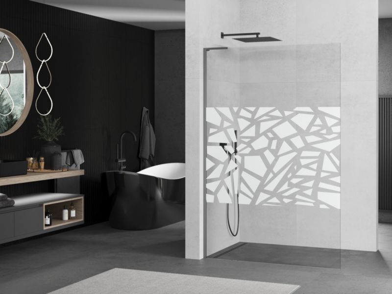 Ścianka prysznicowa Mexen Kioto L gun metal 100x200 cm  800-100-103-95-851 szt.