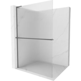 Ścianka prysznicowa Mexen Kioto+ L Gun Metal 80x200 cm  800-080-123-95-091 szt.