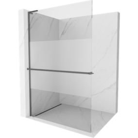 Ścianka prysznicowa Mexen Kioto+ L gun metal 90x200 cm  800-090-123-95-351 szt.