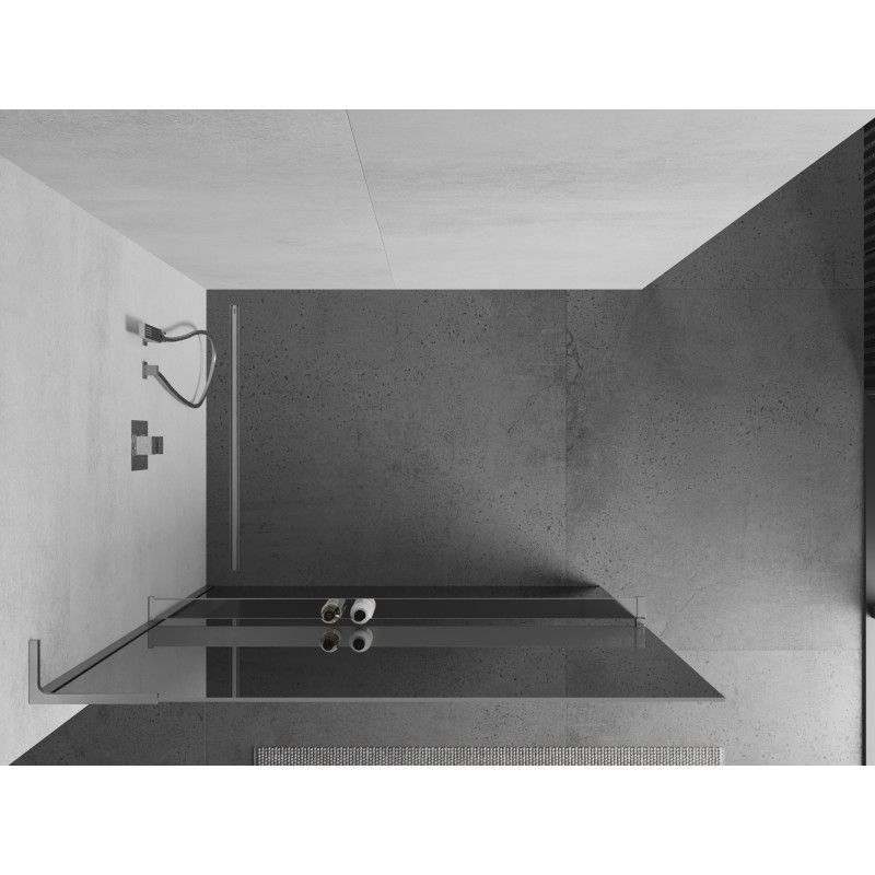 Ścianka prysznicowa Mexen Kioto+ L lustro 120x200 cm 1 szt.