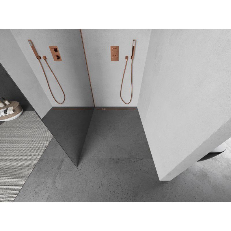 Ścianka prysznicowa Mexen Kioto L lustro 70x200 cm  800-070-103-65-50 1 szt.