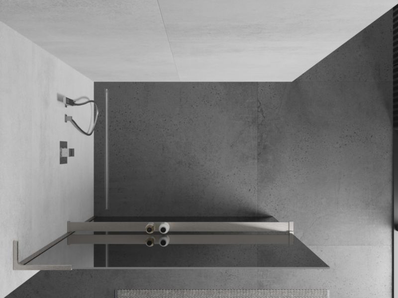 Ścianka prysznicowa Mexen Kioto+ L lustro 80x200 cm 1 szt.