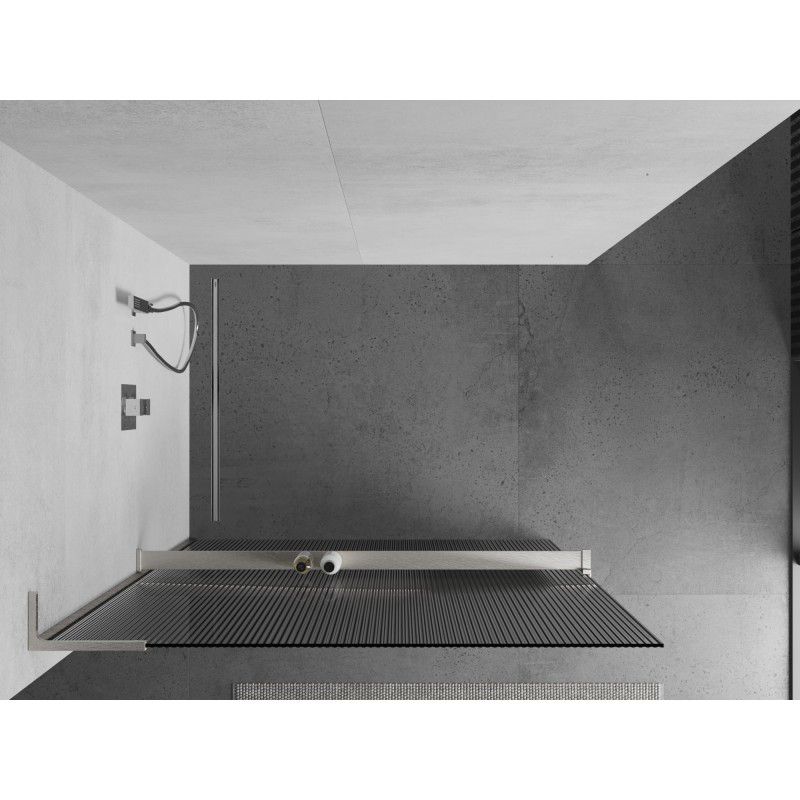 Ścianka prysznicowa Mexen Kioto+ L prążki 100x200 cm 1 szt.