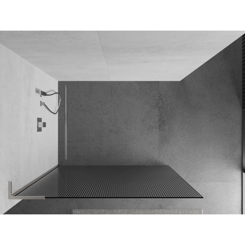 Ścianka prysznicowa Mexen Kioto L prążki 120x200 cm 1 szt.