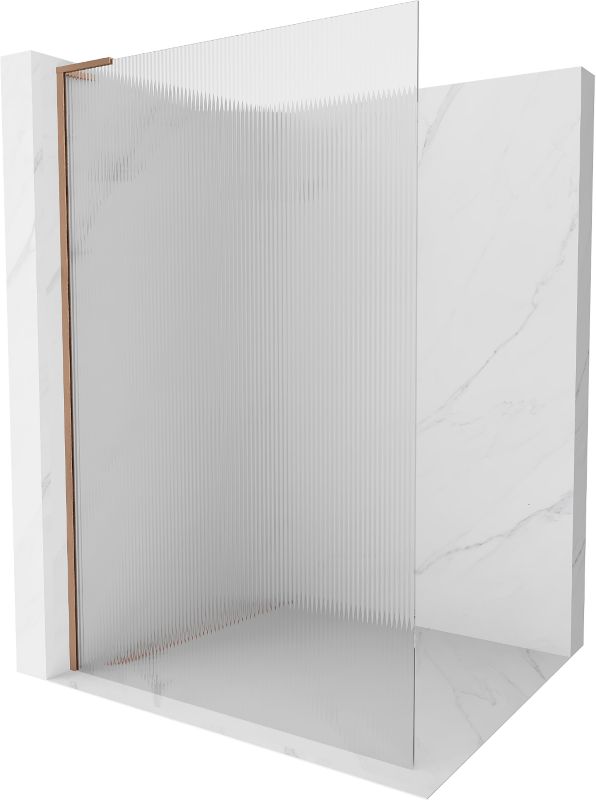 Ścianka prysznicowa Mexen Kioto L prążki 120x200 cm  800-120-103-65-09 1 szt.