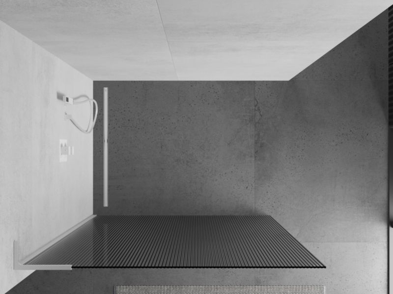 Ścianka prysznicowa Mexen Kioto L prążki 80x200 cm  800-080-103-20-09 1 szt.