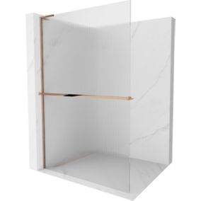 Ścianka prysznicowa Mexen Kioto+ L różowe złoto 70 x 200 cm 1 szt.