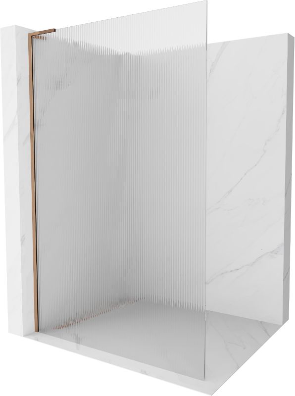 Ścianka prysznicowa Mexen Kioto L różowe złoto 80x200 cm  800-080-103-60-091 szt.