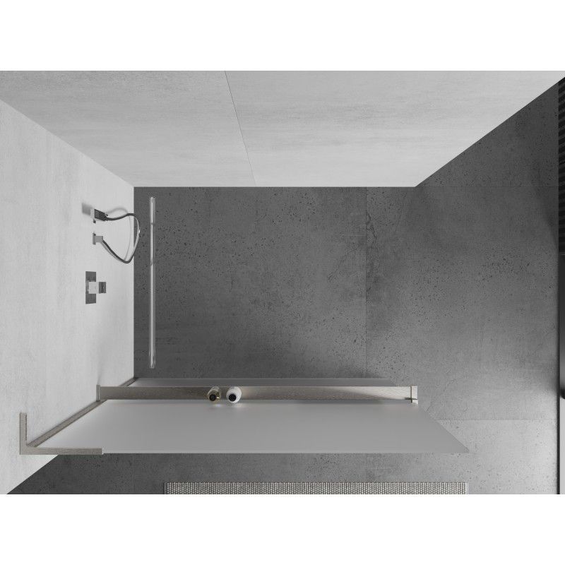 Ścianka prysznicowa Mexen Kioto+ L szron 110x200 cm 1 szt.