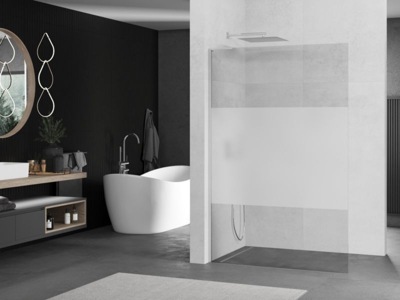 Ścianka prysznicowa Mexen Kioto L szron/transparent 70x200 cm 800-070-103-01-35 1 szt.
