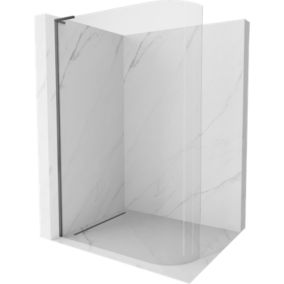 Ścianka prysznicowa Mexen Kioto L transparent gun metal 100x200 cm 1 szt.