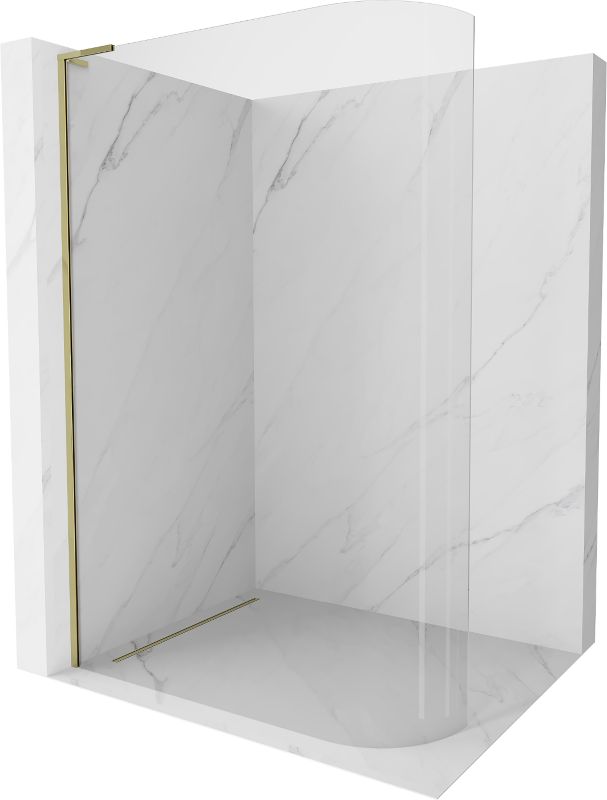 Ścianka prysznicowa Mexen Kioto L transparent złoty 80x200 cm 1 szt.