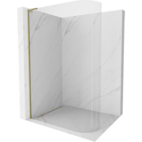 Ścianka prysznicowa Mexen Kioto L transparent złoty 80x200 cm 1 szt.