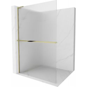 Ścianka prysznicowa Mexen Kioto+ L złota 110x200 cm  800-110-123-50-09 1 szt.