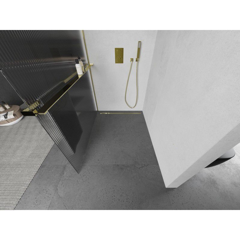 Ścianka prysznicowa Mexen Kioto+ L złota 70x200 cm  800-070-123-50-09 1 szt.