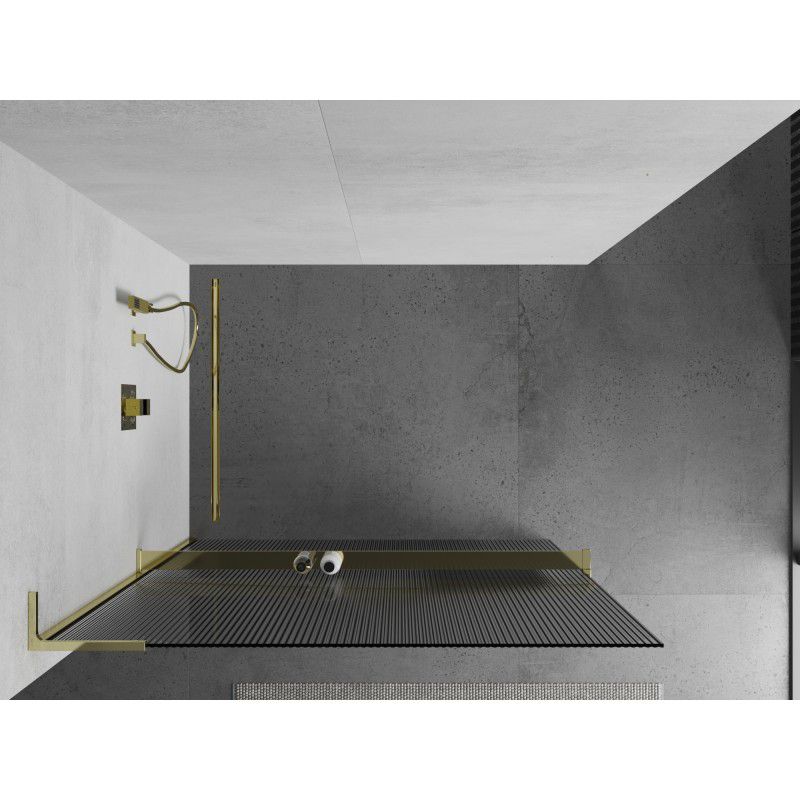 Ścianka prysznicowa Mexen Kioto+ L złota 70x200 cm  800-070-123-50-09 1 szt.