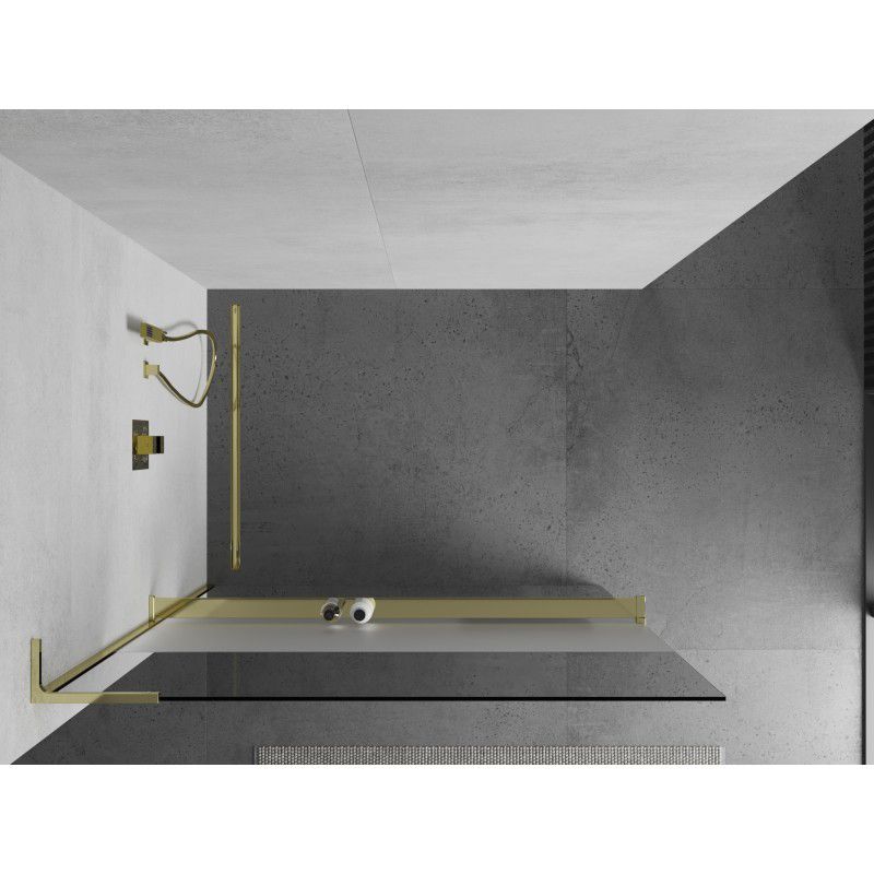 Ścianka prysznicowa Mexen Kioto+ L złota 70x200 cm 800-070-123-50-35 1 szt.