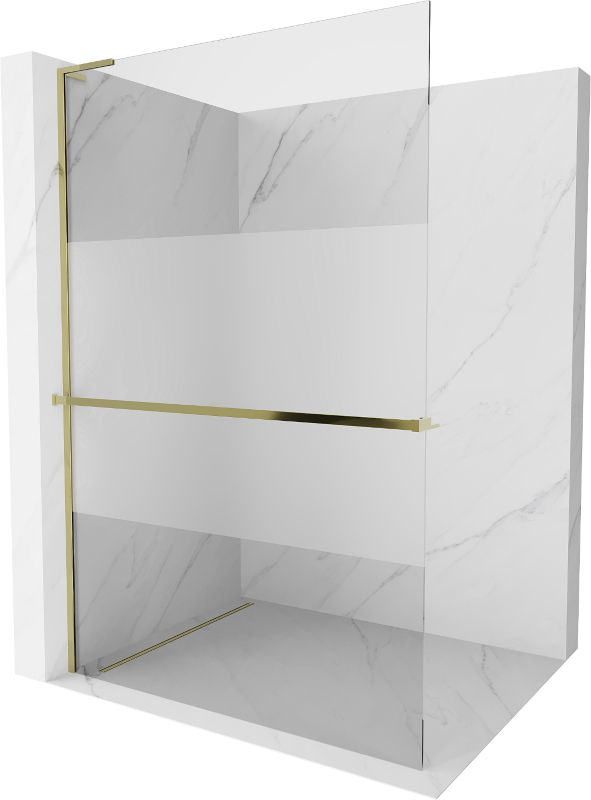 Ścianka prysznicowa Mexen Kioto+ L złota 80x200 cm  800-080-123-50-35 1 szt.