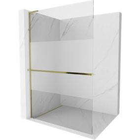 Ścianka prysznicowa Mexen Kioto+ L złota 80x200 cm  800-080-123-50-35 1 szt.