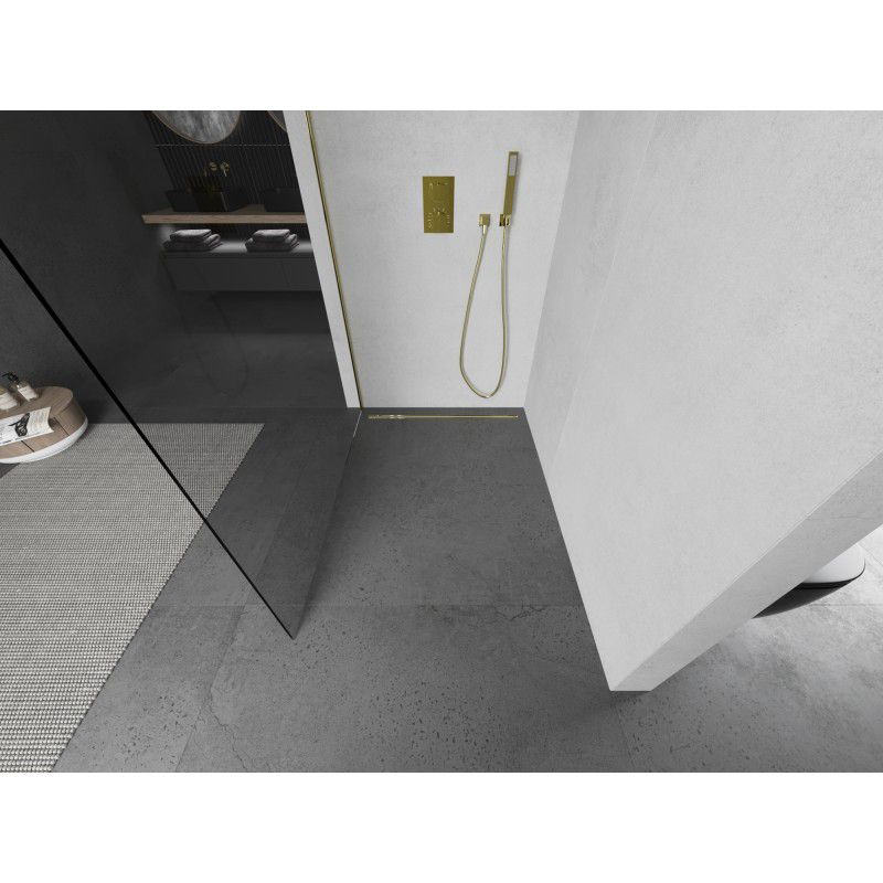 Ścianka prysznicowa Mexen Kioto L złota 85x200 cm 800-085-103-50-00 1 szt.