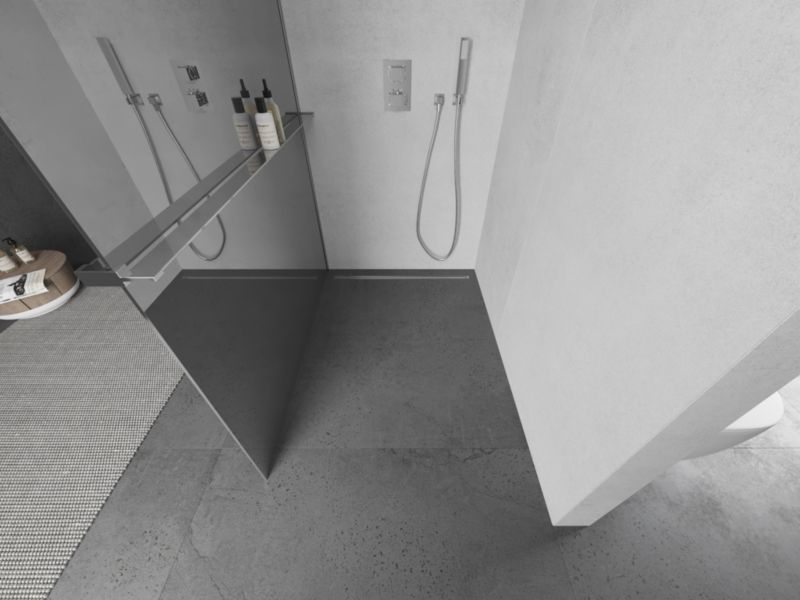 Ścianka prysznicowa Mexen Kioto+ lustro 80x200 cm 1 szt.