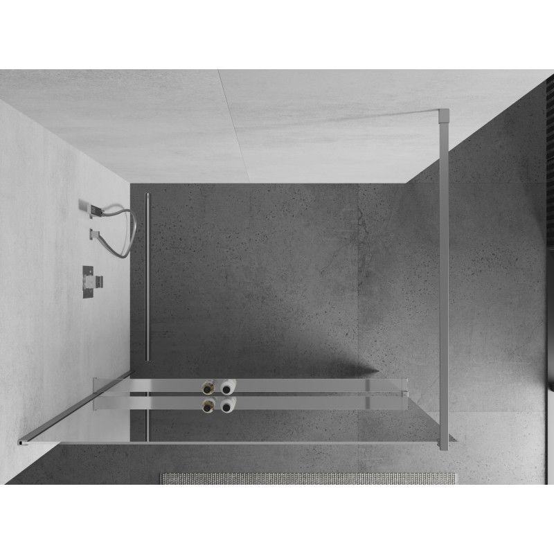 Ścianka prysznicowa Mexen Kioto+ lustro 90x200 cm 1 szt.