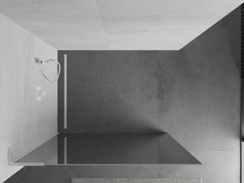 Ścianka prysznicowa Mexen Kioto lustro biała 70x200 cm 800-070-103-20-50 1 szt.