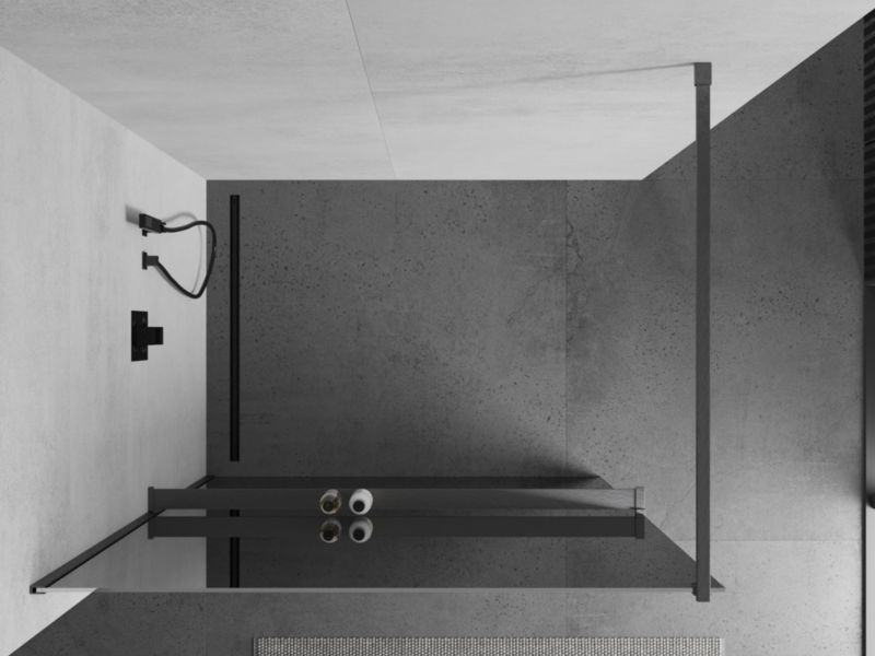 Ścianka prysznicowa Mexen Kioto+ lustro gun gray 70x200 cm 1 szt.