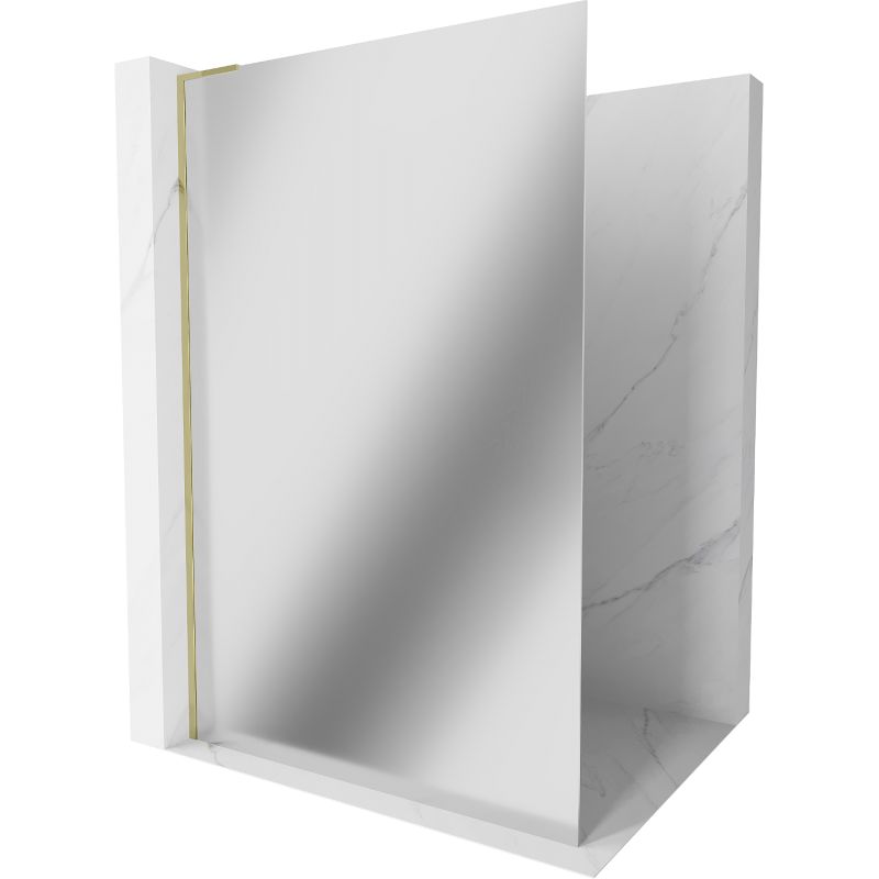 Ścianka prysznicowa Mexen Kioto lustro złoty 70x200 cm 1 szt.