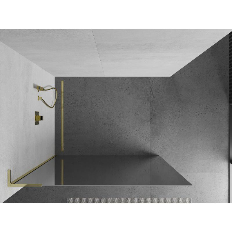 Ścianka prysznicowa Mexen Kioto lustro złoty 70x200 cm 1 szt.