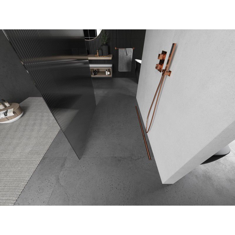 Ścianka prysznicowa Mexen Kioto miedź 130x200 cm 800-130-002-65-09 1 szt.