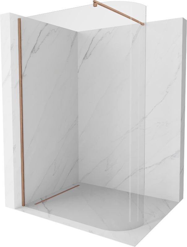 Ścianka prysznicowa Mexen Kioto miedź szczotkowana 90x200 cm  800-090-101-65-06 1 szt.