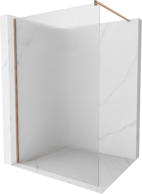 Ścianka prysznicowa Mexen Kioto miedź szczotkowana 90x200 cm  800-090-101-65-09 1 szt.