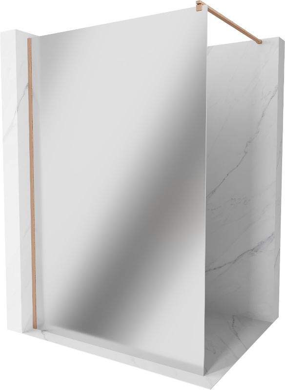 Ścianka prysznicowa Mexen Kioto miedź szczotkowana 90x200 cm 800-090-101-65-50 1 szt.