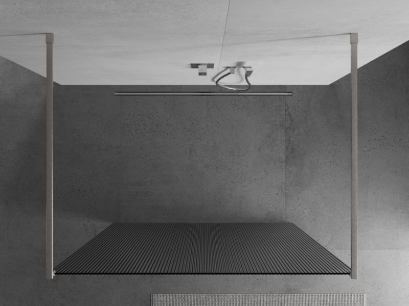 Ścianka prysznicowa Mexen Kioto nikiel szczotkowany 120 x 200 cm 800-120-002-97-09 1 szt.