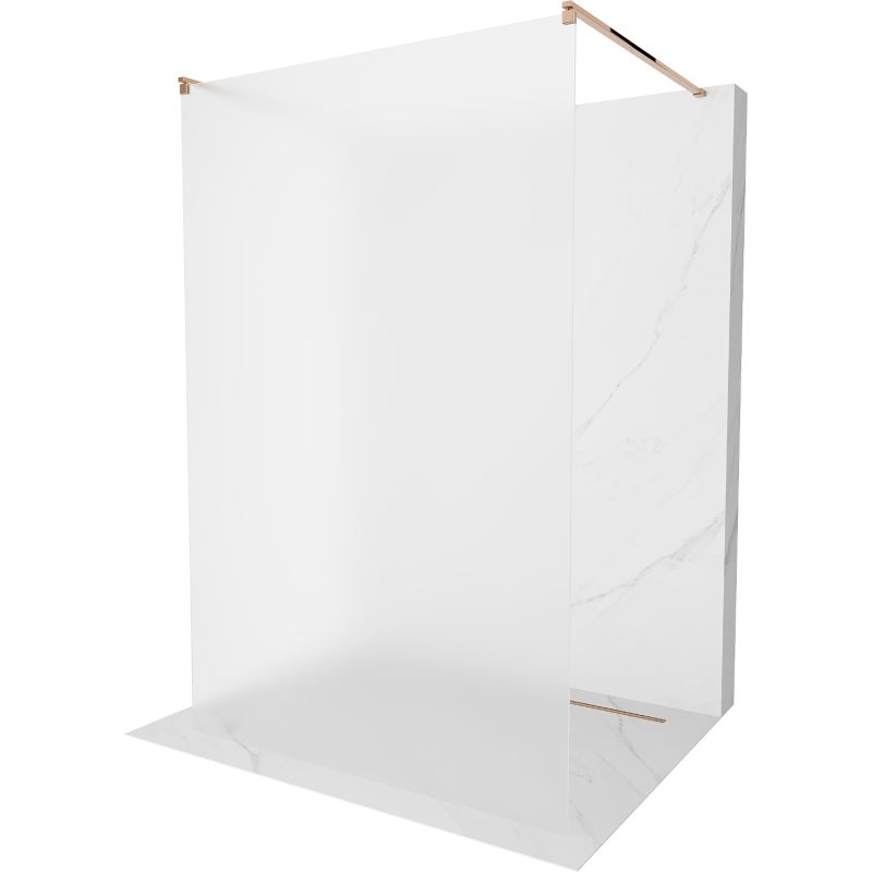 Ścianka prysznicowa Mexen Kioto różowe złoto 100 x 200 cm 1 szt.