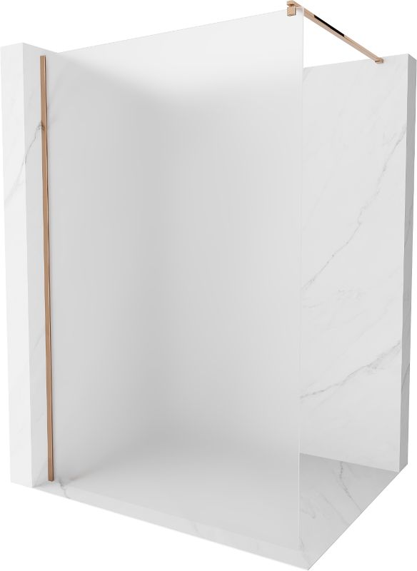 Ścianka prysznicowa Mexen Kioto różowe złoto 100x200 cm  800-100-101-60-30 1 szt.