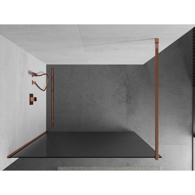 Ścianka prysznicowa Mexen Kioto różowe złoto 110x200 cm  800-110-101-60-09 1 szt.