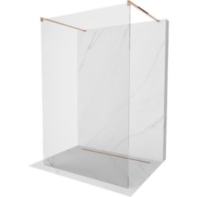 Ścianka prysznicowa Mexen Kioto różowe złoto 120x200 cm  800-120-002-60-00 1 szt.