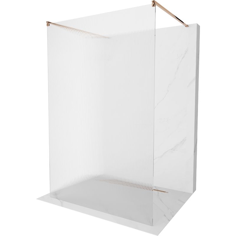 Ścianka prysznicowa Mexen Kioto różowe złoto 120x200 cm  800-120-002-60-09 1 szt.