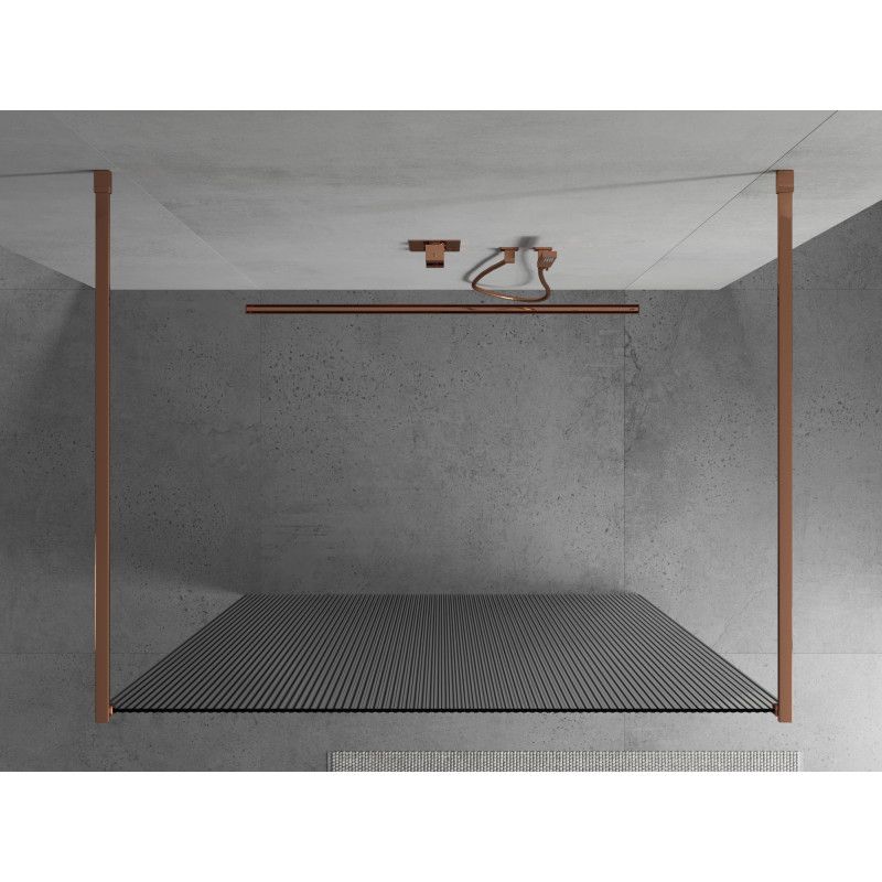 Ścianka prysznicowa Mexen Kioto różowe złoto 120x200 cm  800-120-002-60-09 1 szt.