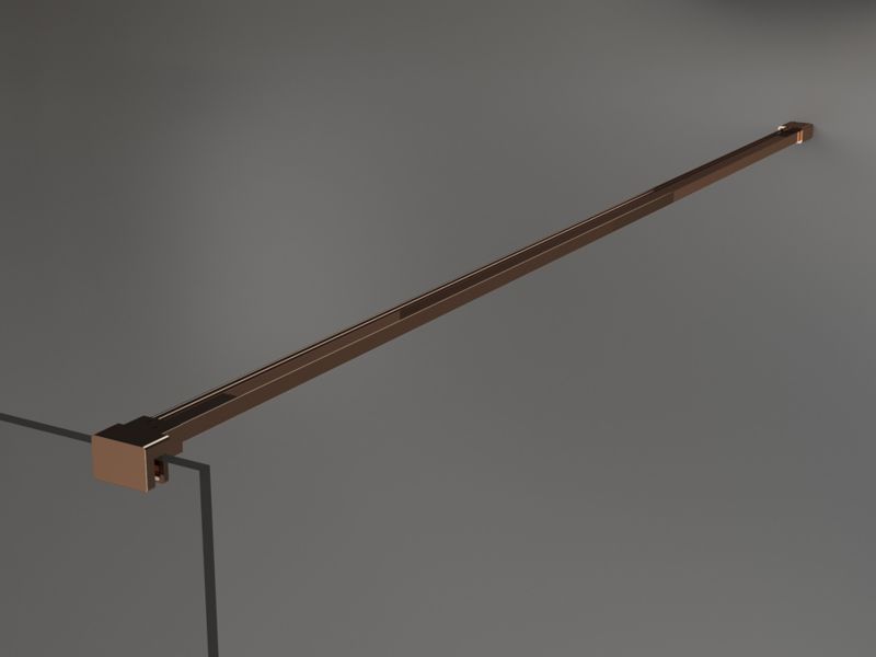 Ścianka prysznicowa Mexen Kioto różowe złoto 65x200 cm 800-065-101-60-00 1 szt.