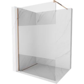 Ścianka prysznicowa Mexen Kioto różowe złoto 80x200 cm 1 szt.