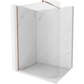 Ścianka prysznicowa Mexen Kioto różowe złoto 80x200 cm  800-080-101-60-06 1 szt.