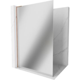 Ścianka prysznicowa Mexen Kioto różowe złoto 80x200 cm  800-080-103-60-501 szt.