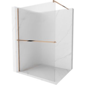 Ścianka prysznicowa Mexen Kioto+ różowe złoto 90x200 cm  800-090-121-60-09 1 szt.
