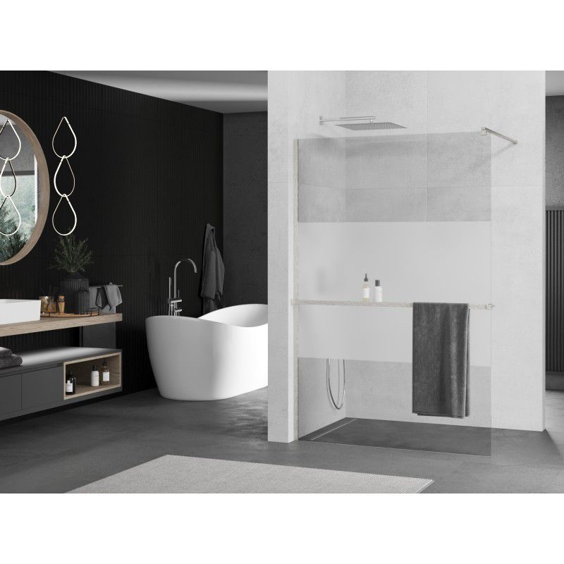 Ścianka prysznicowa Mexen Kioto+ szron/transparent 90x200 cm 1 szt.