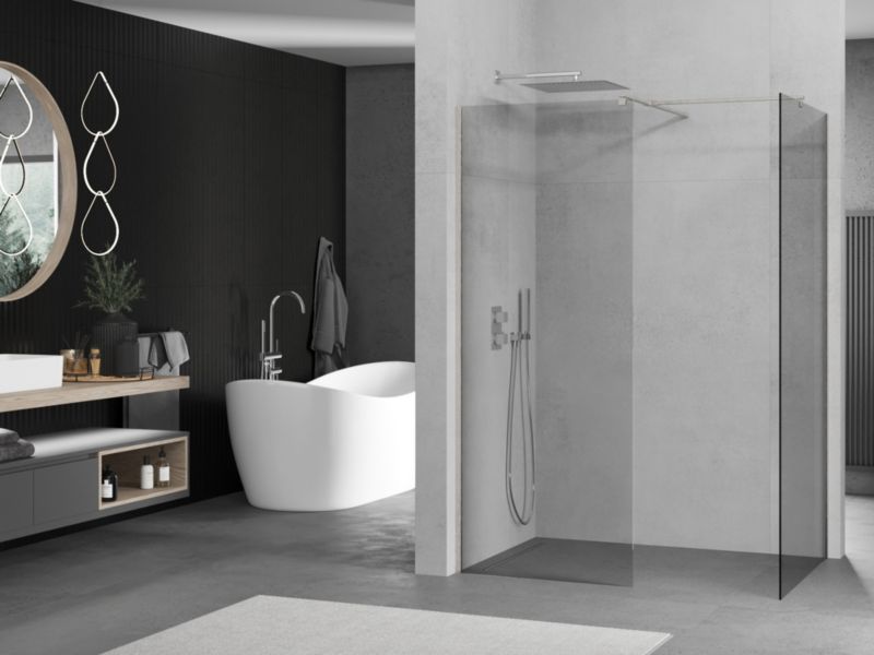 Ścianka prysznicowa Mexen Kioto transparent 115 x 80 cm  800-115-202-97-00-0801 szt.